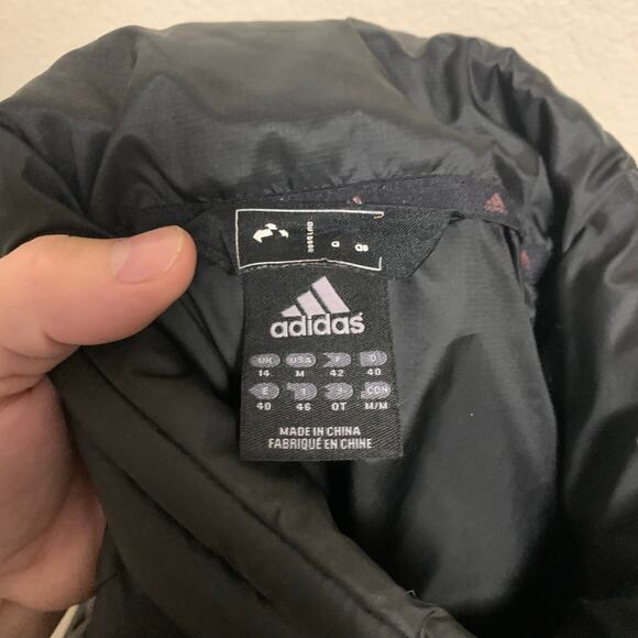 Adidas 600Fill Quilted Puffer Goose Down Jacket Womens Size M - Picture 5 of 10